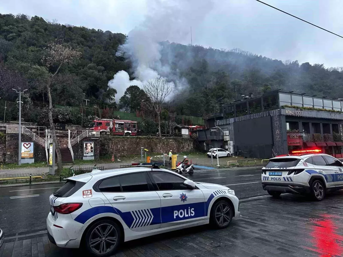 Beşiktaş\'ta Restoranda Yangın