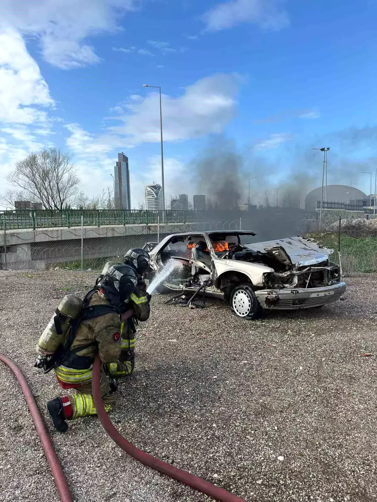 Büyükşehir İtfaiyesi\'nden Koç Üniversitesi personeline eğitim