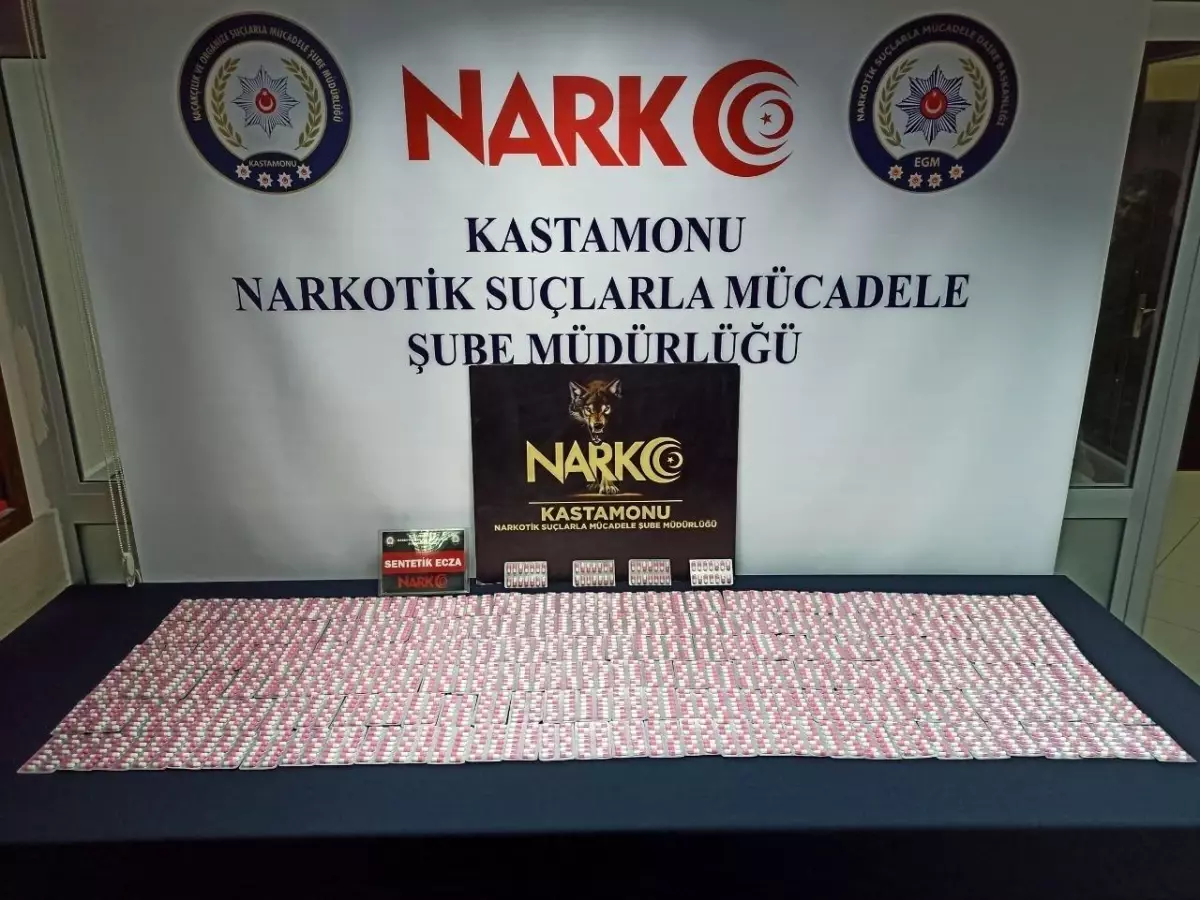 Kastamonu\'da Sentetik Ecza Operasyonu