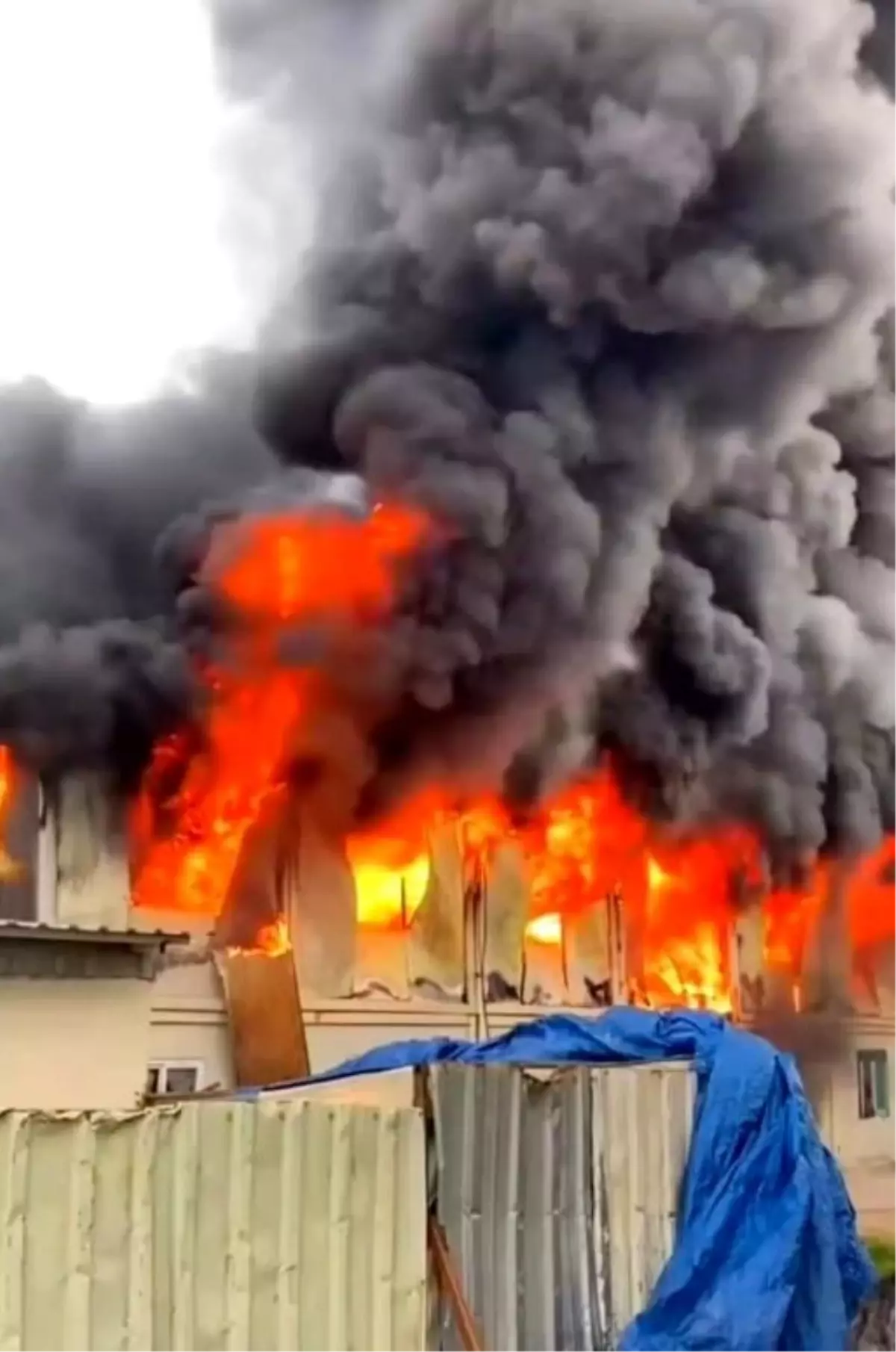 Sakarya\'da şehir hastanesi yangınının yeni görüntüleri ortaya çıktı