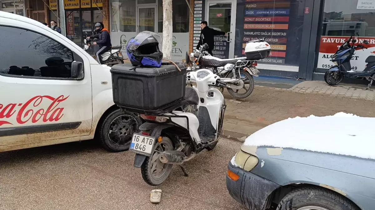 İnegöl\'de Motosiklet Kazası