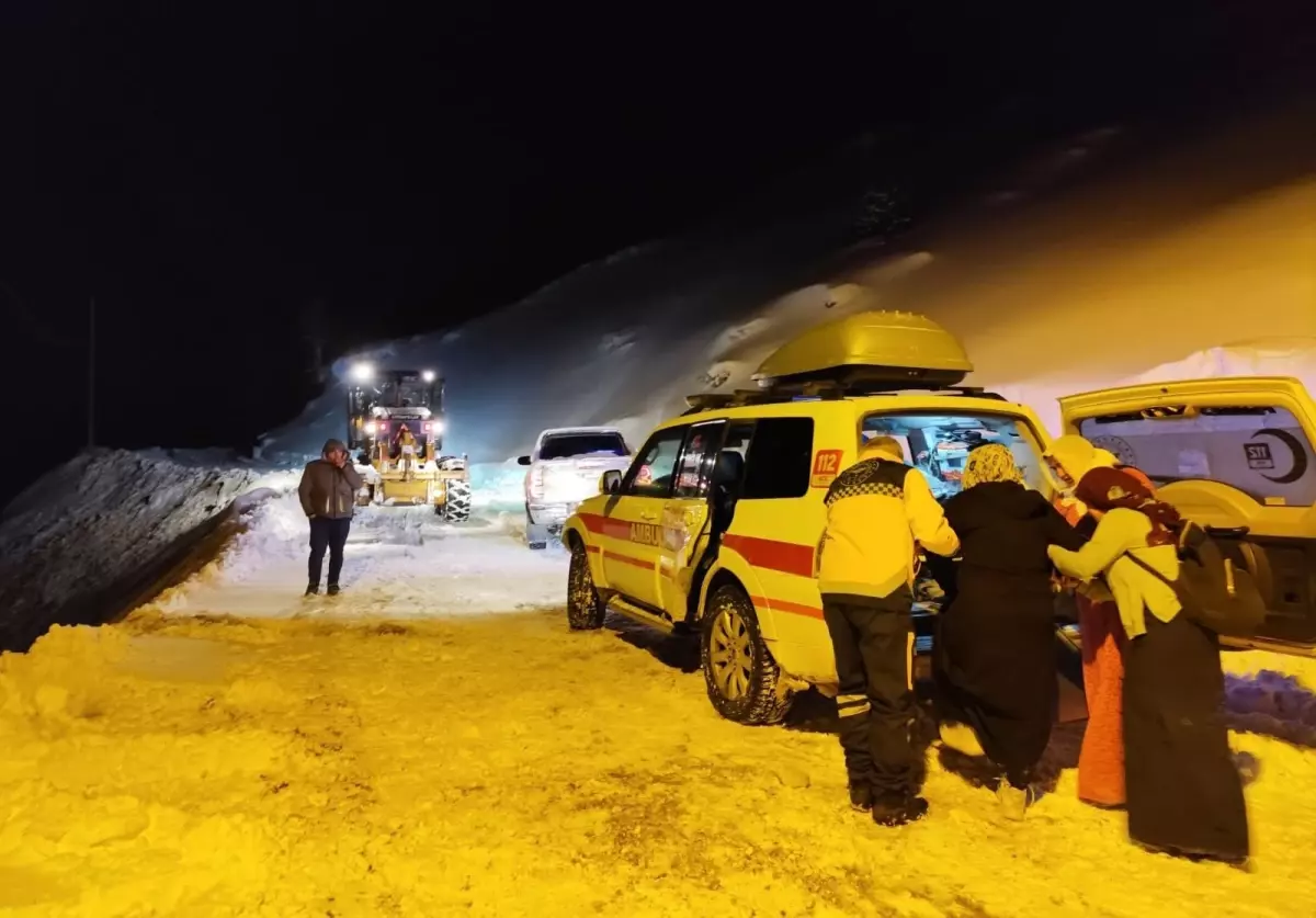 Van\'da Hamile Kadına 5,5 Saatte Ulaşıldı