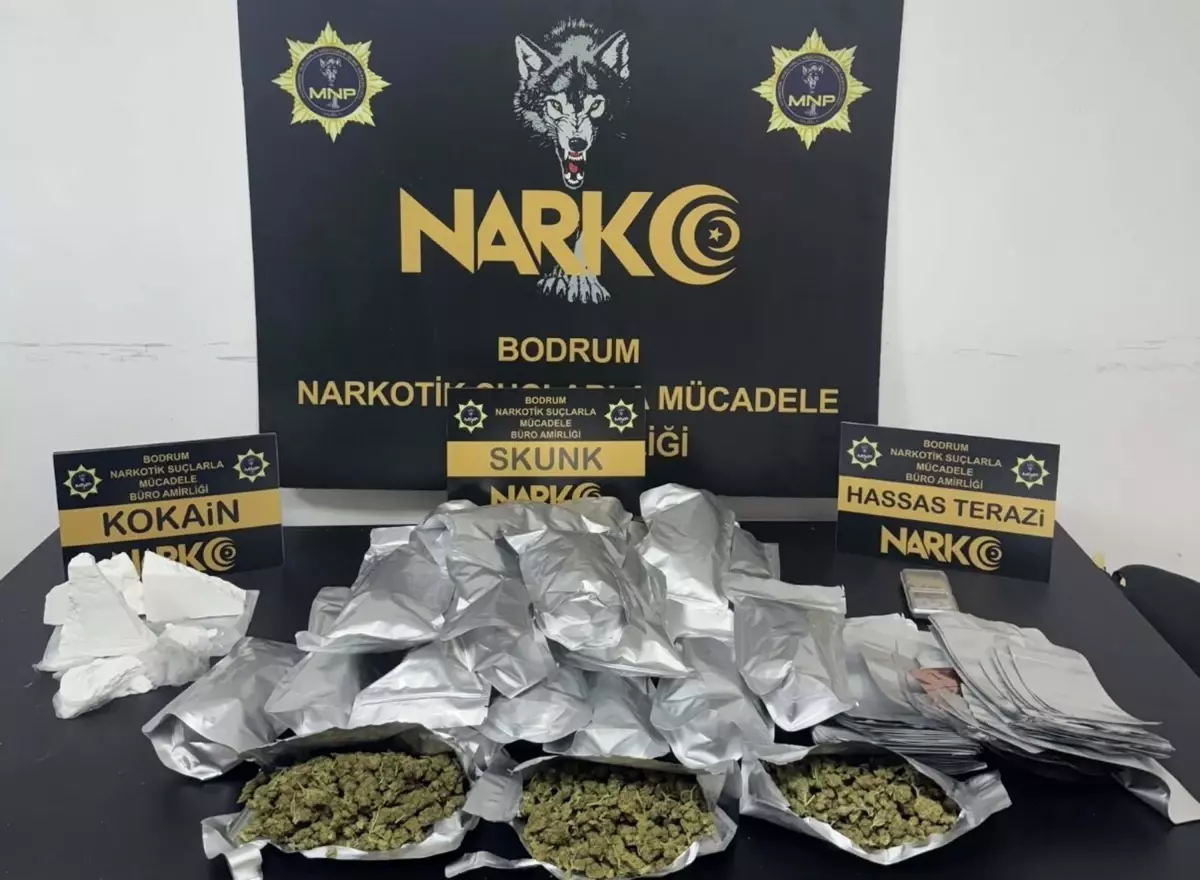 Bodrum\'da Uyuşturucu Operasyonu: 3 Sanığa 22 Yıl Hapis
