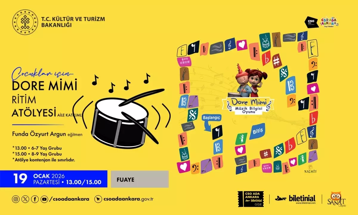 CSO Ada Ankara\'da Yarıyıl Tatili Etkinlikleri