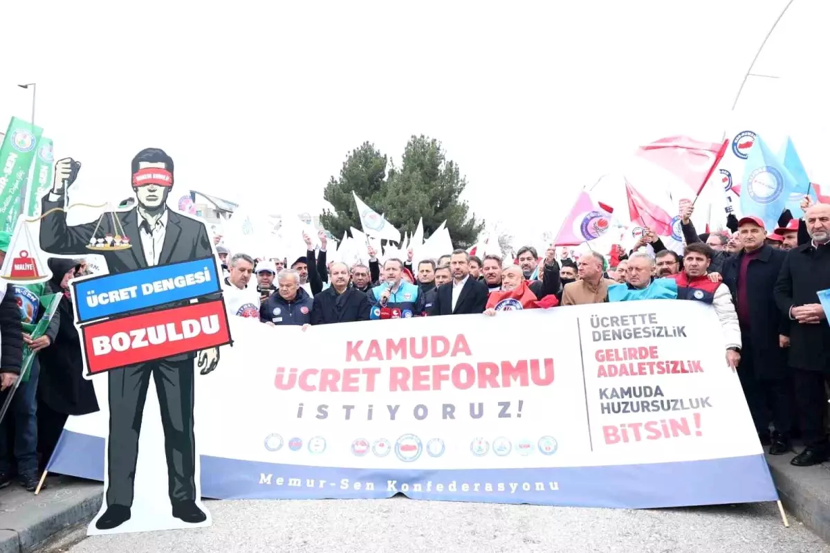 Memur-Sen Ücret Reformu İçin Eylemde