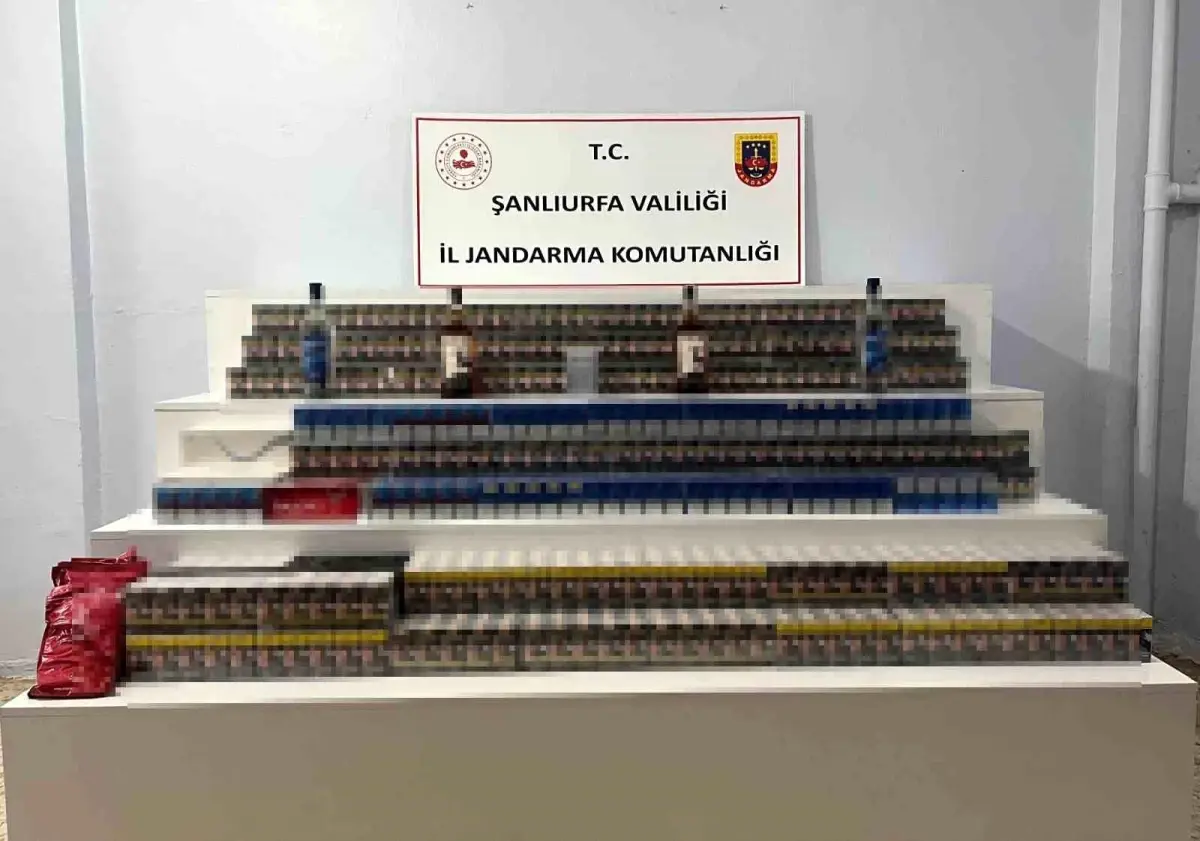 Viranşehir\'de Kaçak Malzeme Operasyonu