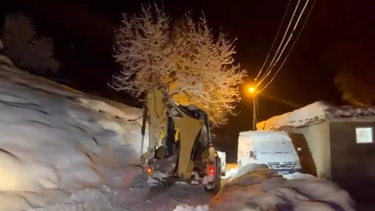 Köy Yolunu Açtılar, Hasta Kurtarıldı