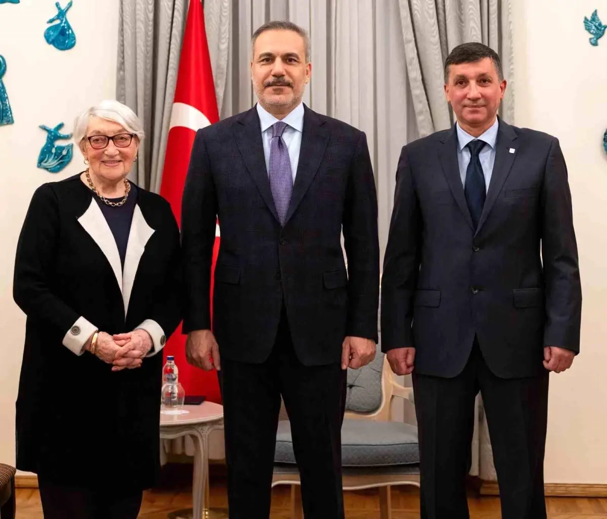 Hakan Fidan Litvanya\'da Tatar ve Karaim Temsilcileriyle Görüştü