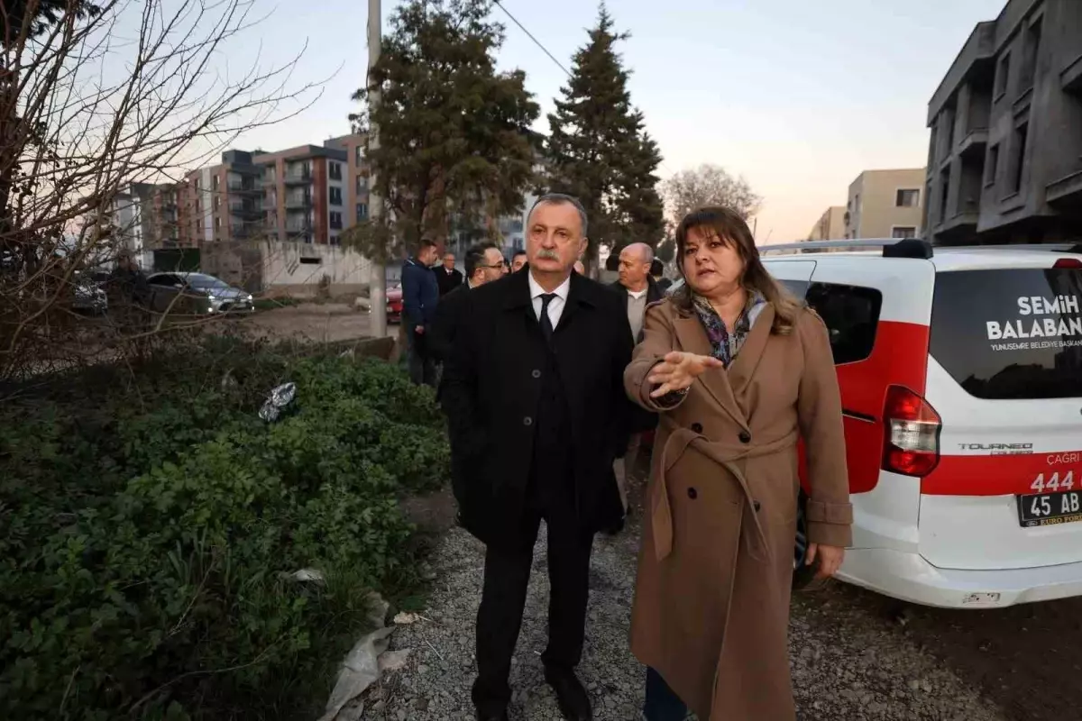 Başkan Balaban, Muradiye\'de süren altyapı çalışmalarını inceledi