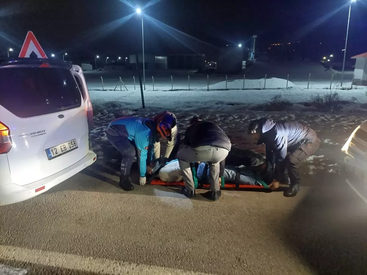 Bingöl\'de Otomobil Domuz Sürüsüne Çarptı: 3 Yaralı