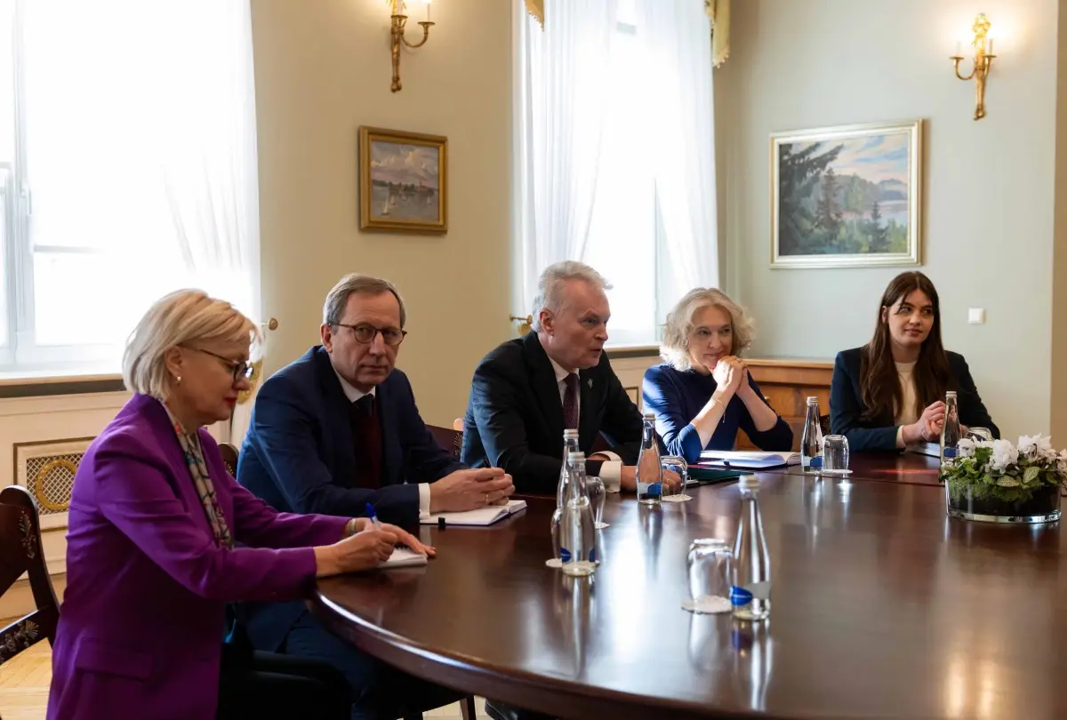 Hakan Fidan, Litvanya Cumhurbaşkanı ile Görüştü