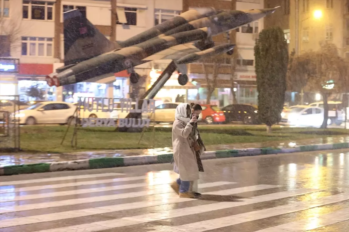 Edirne ve Kırklareli\'nde Kar Yağışı