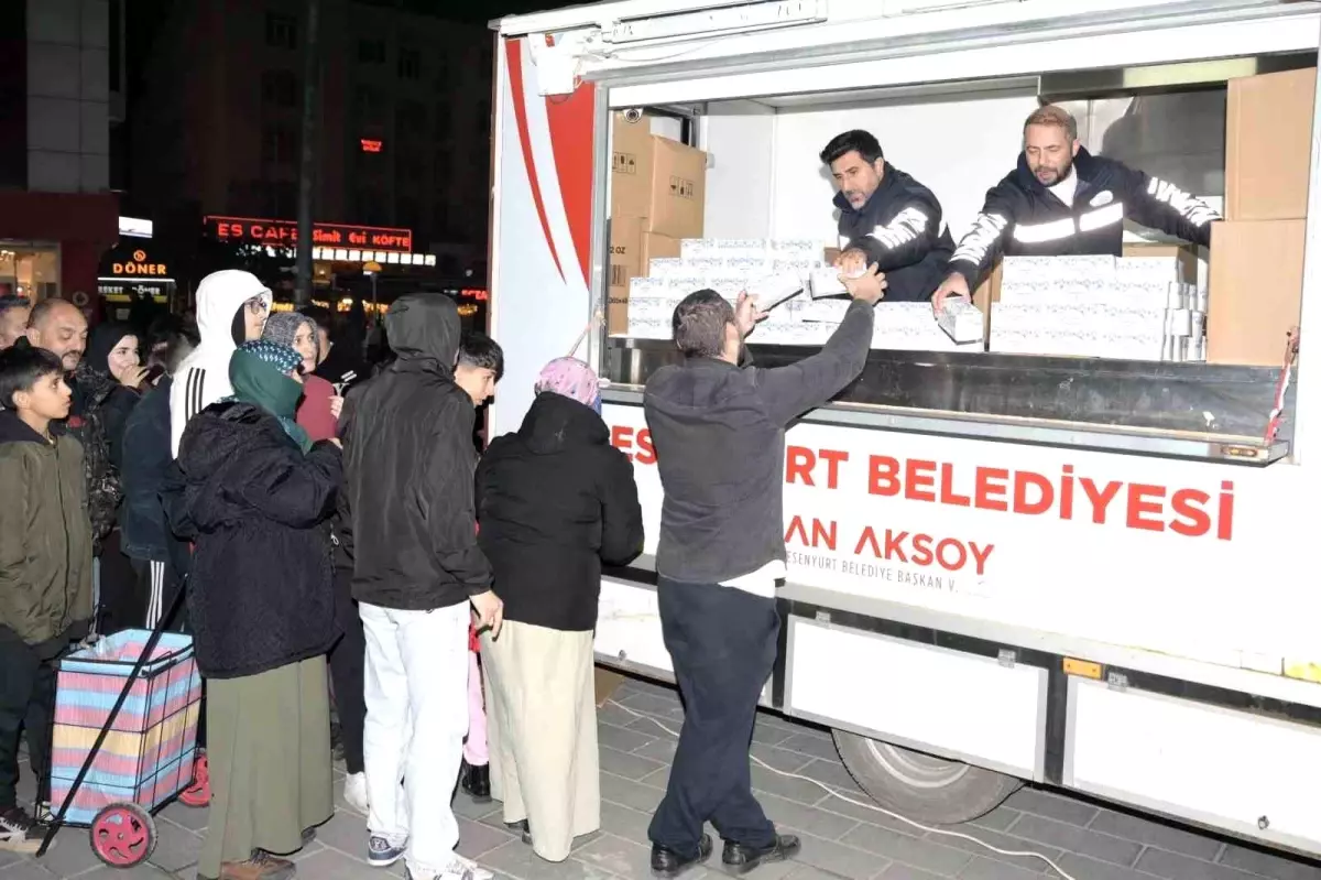 Esenyurt\'ta Miraç Kandili\'nde gönüller bir oldu