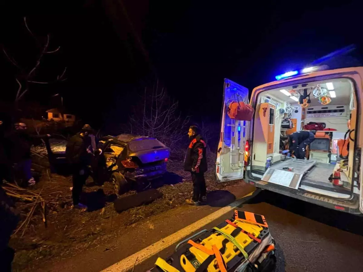 Lüleburgaz\'da Trafik Kazası: Sürücü Yaralandı