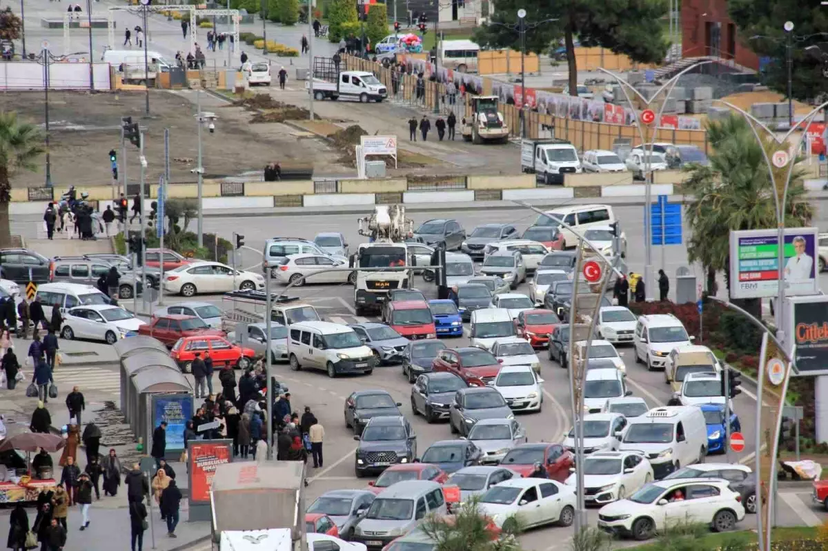 Samsun\'da Motorlu Kara Taşıt Sayısı Artıyor