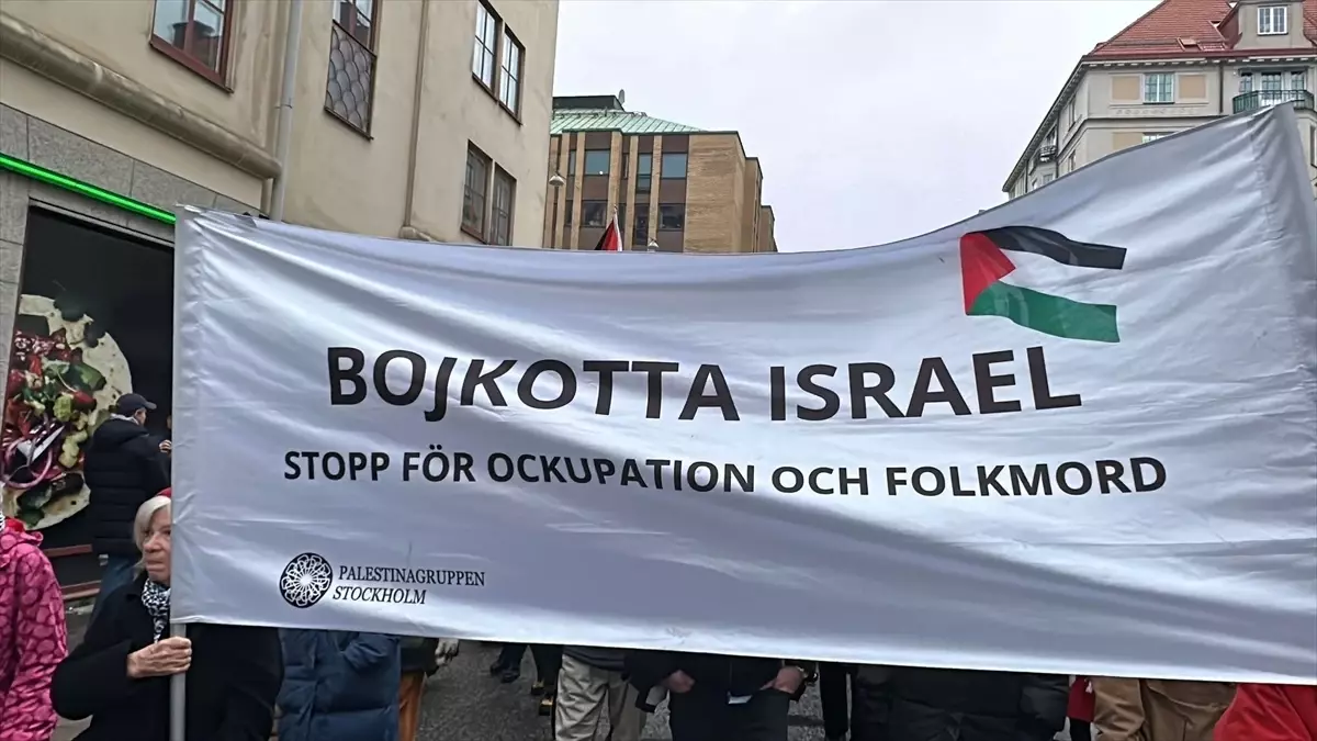 İsveç\'te İsrail ve ABD\'ye Protesto