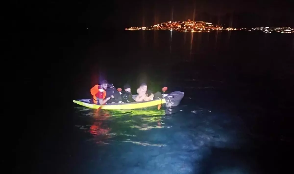 Bodrum\'da 4 Düzensiz Göçmen Yakalandı