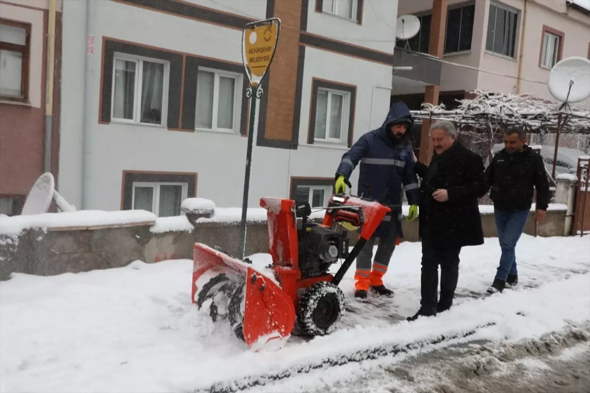 Melikgazi\'de Karla Mücadele Devam Ediyor
