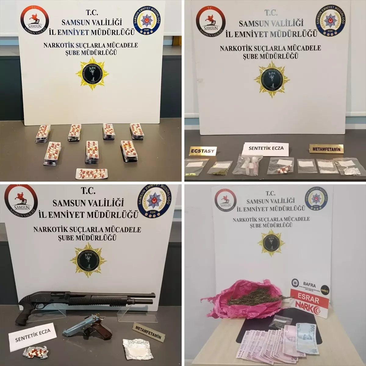 Samsun\'da Uyuşturucu Operasyonu: 6 Gözaltı