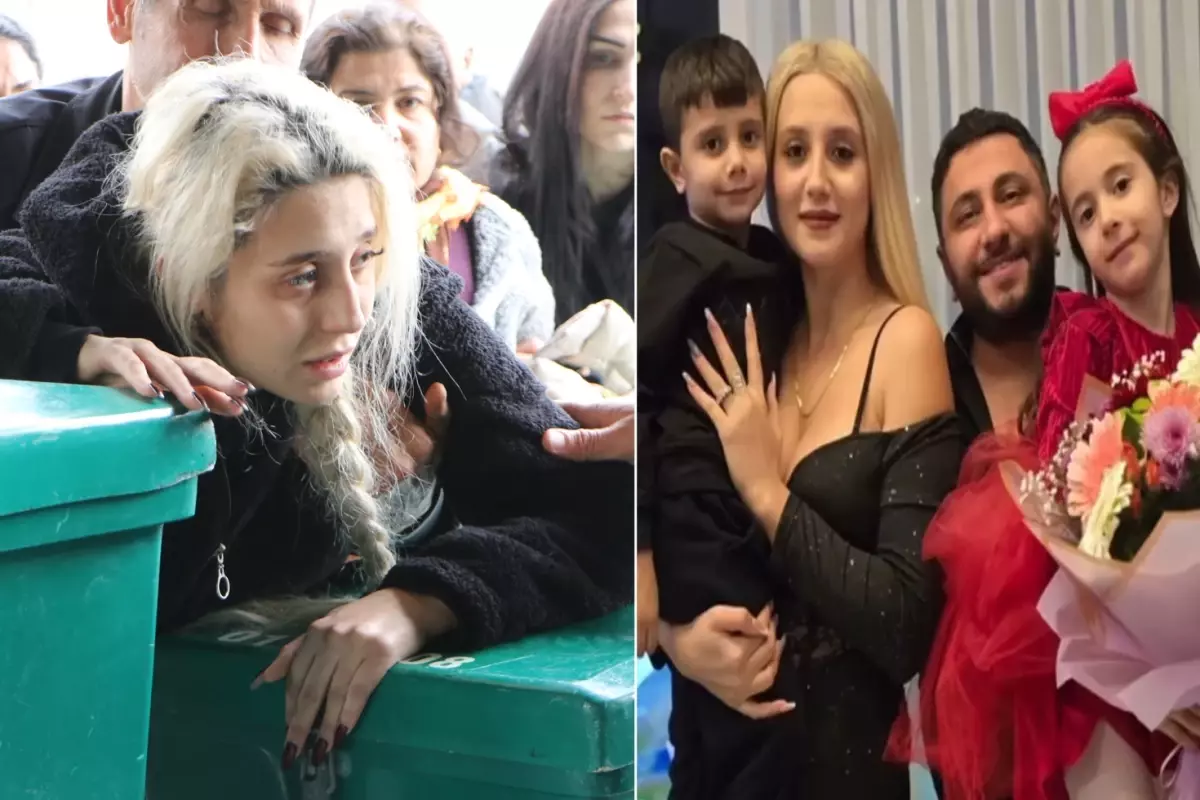 Youtuber babalarının öldürdüğü kardeşler yan yana toprağa verildi! Annenin feryadı yürek dağladı