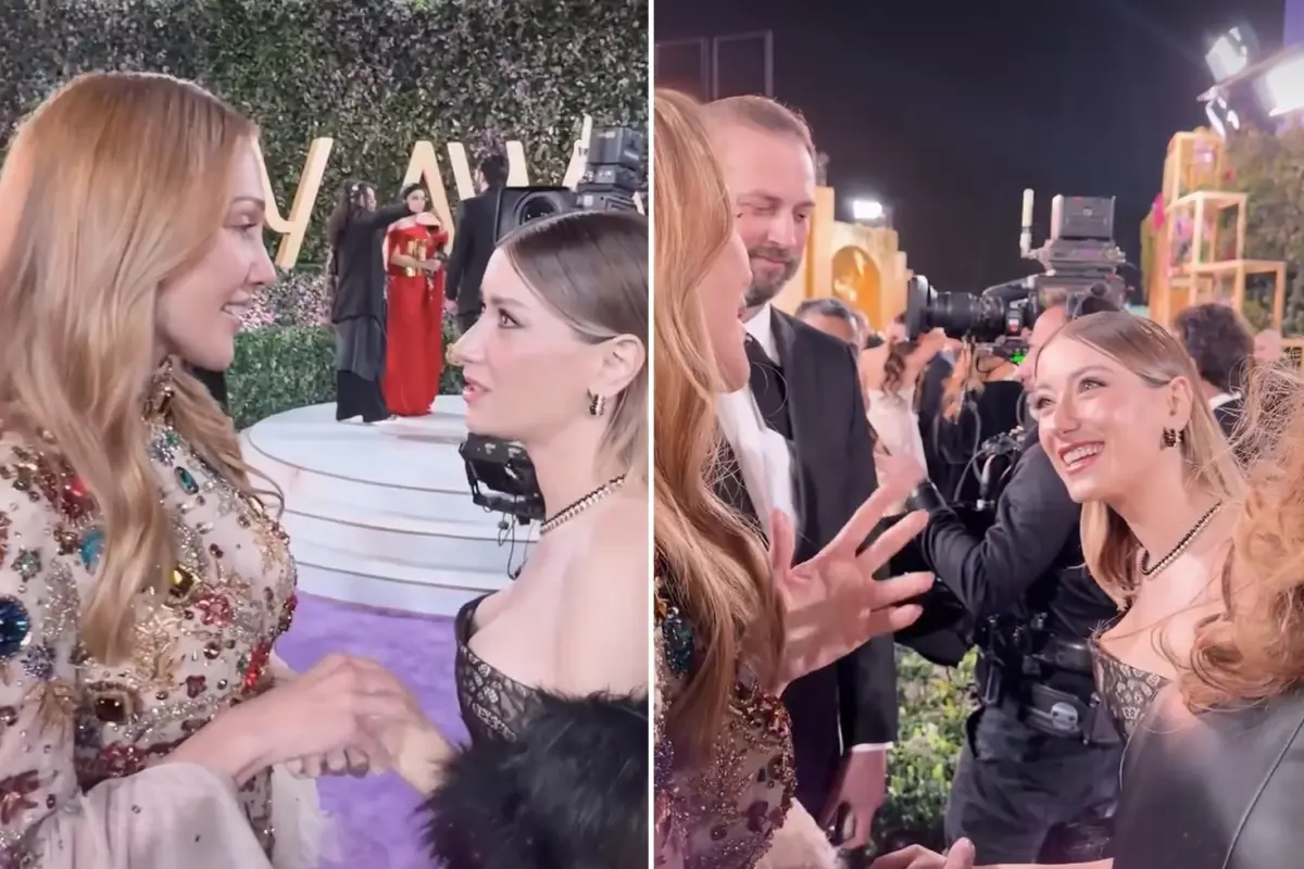 Hazal Kaya, Meryem Uzerli\'yi görünce kendini tutamadı: Yaşlan artık be kadın!