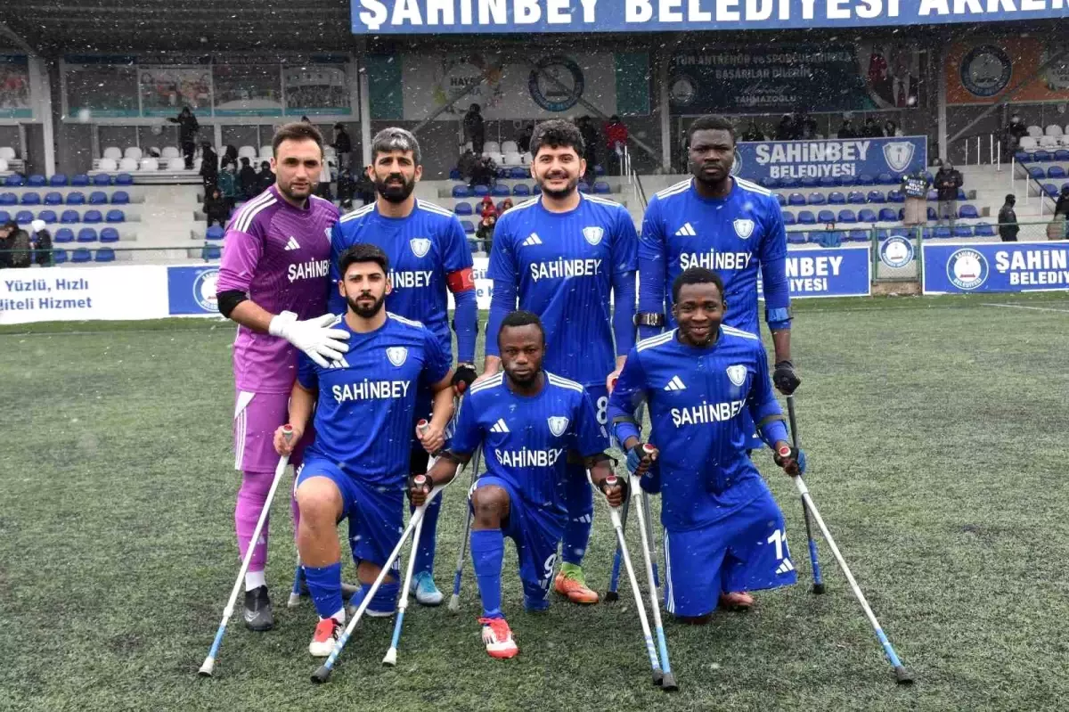 Şahinbey Ampute\'den farklı galibiyet 7-0