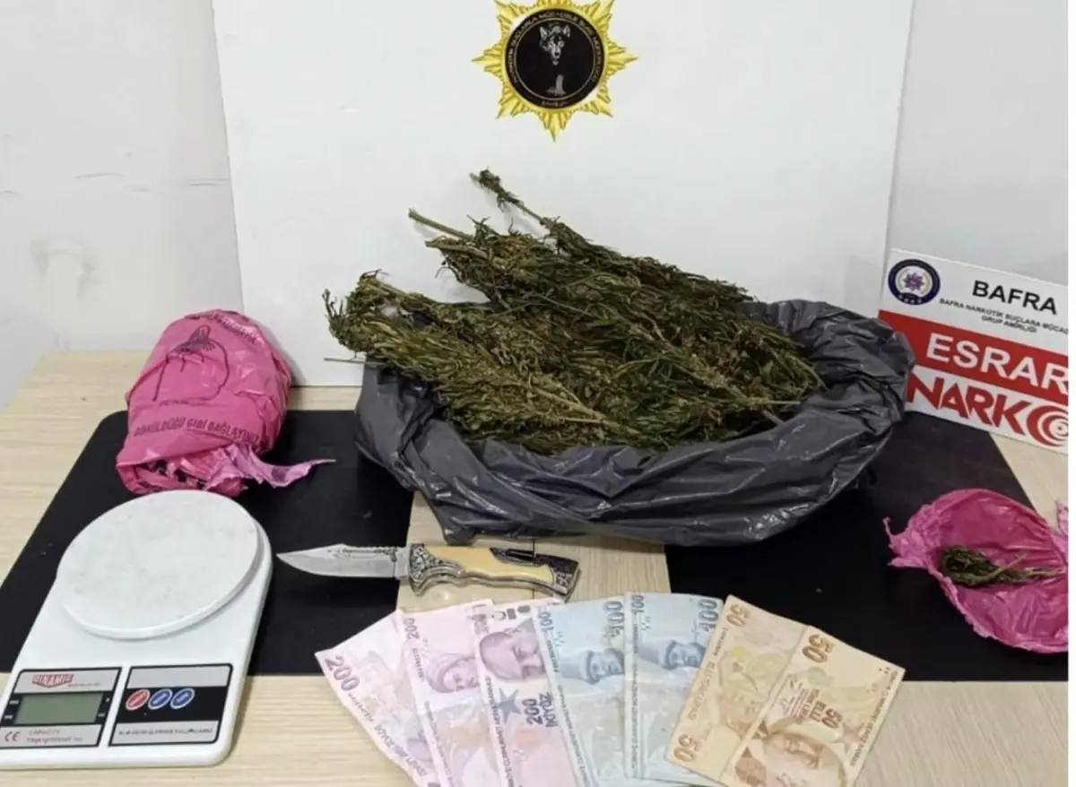 Samsun\'da Uyuşturucu Operasyonu: 5 Gözaltı