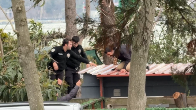 Sarıyer'de silahla başından vurulmuş halde bulundu; ölüm haberini alan yakınları çatıya çıktı