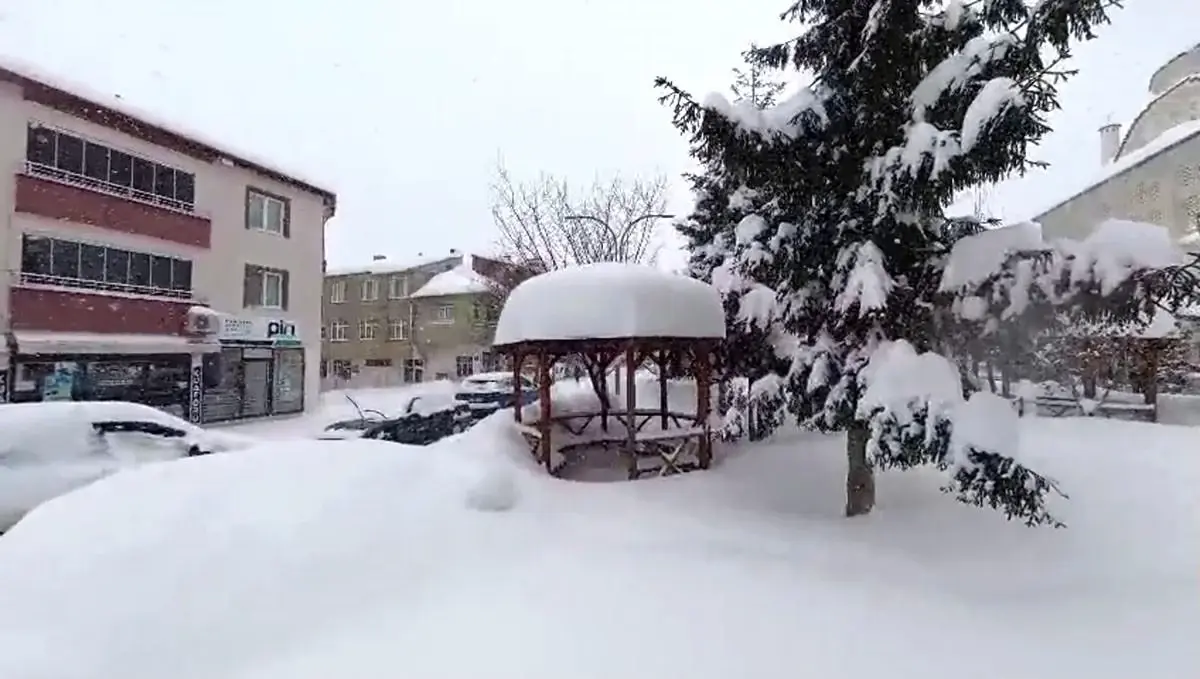 Başçiftlik\'te Yoğun Kar Yağışı