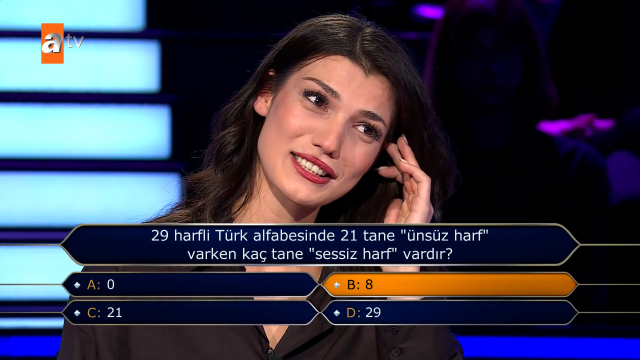 Cevabı sorunun içindeydi! Yarışmacının Milyoner'den elendiği soruya bakın