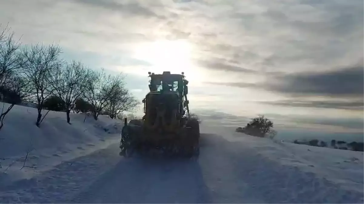 Elazığ\'da Kar Yağışı 482 Köy Yolunu Kapattı
