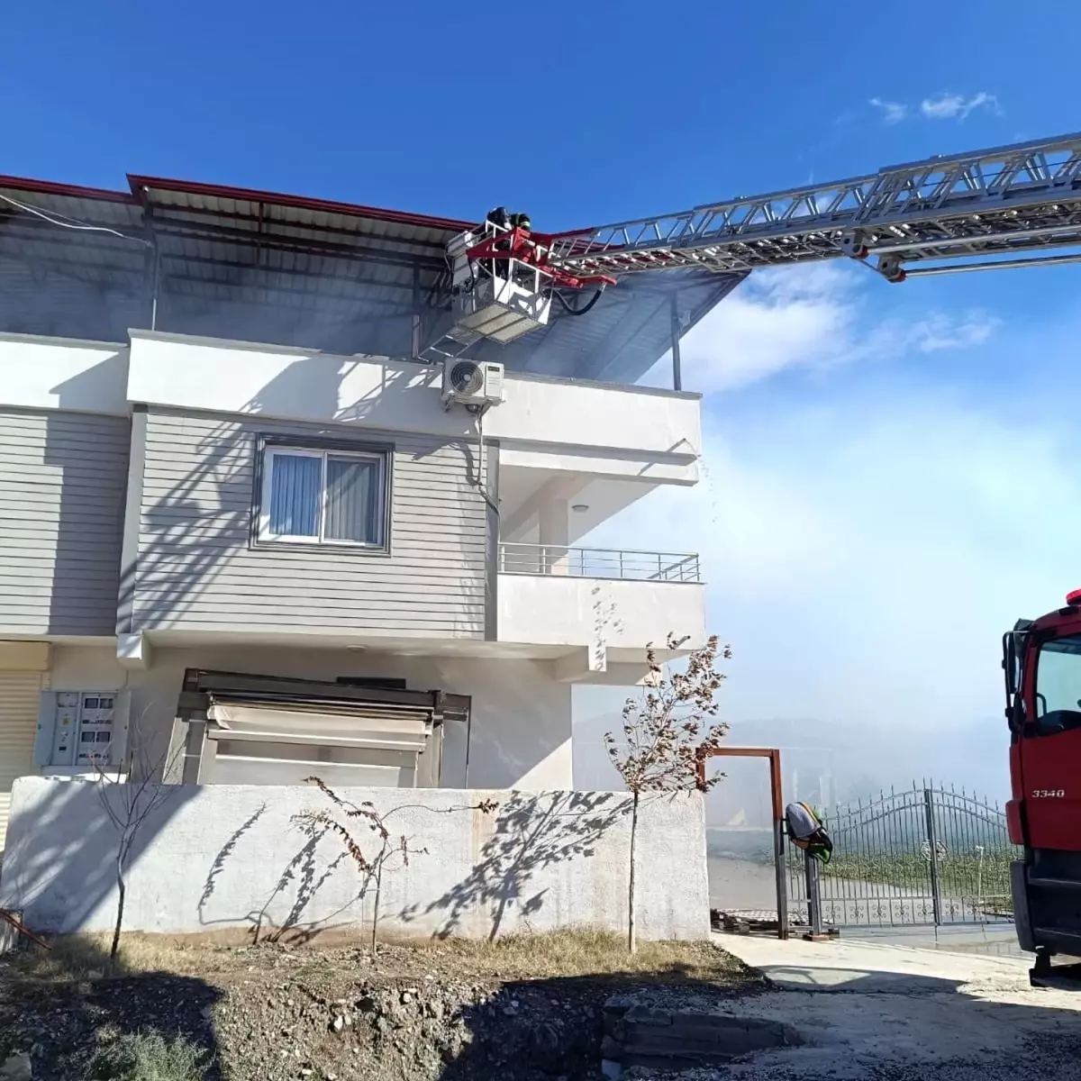 Hatay\'da Evde Yangın