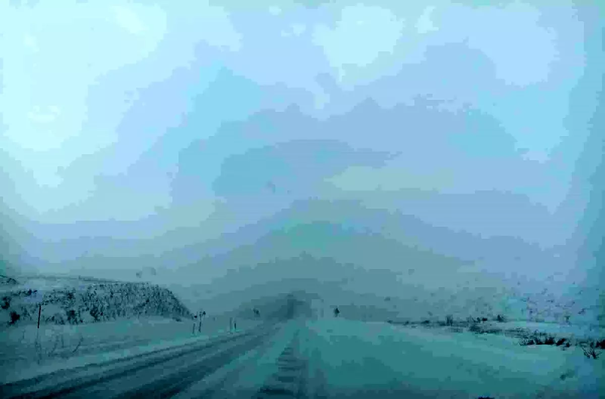 Sivas-Malatya Yolu Kar Nedeniyle Kapandı