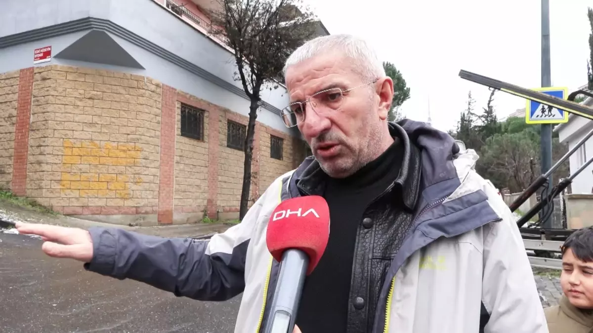 Üsküdar\'da Kar Yağışı Kazası