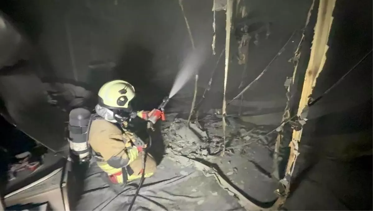 Antakya\'da ev yangını