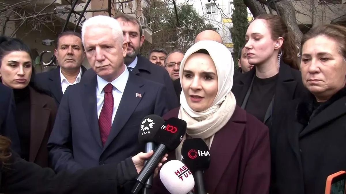 Atlas Çağlayan\'ın ailesine taziye ziyaretinde bulunan Aile Bakanı Göktaş: "Ailenin acısını çok derinden paylaşıyoruz"