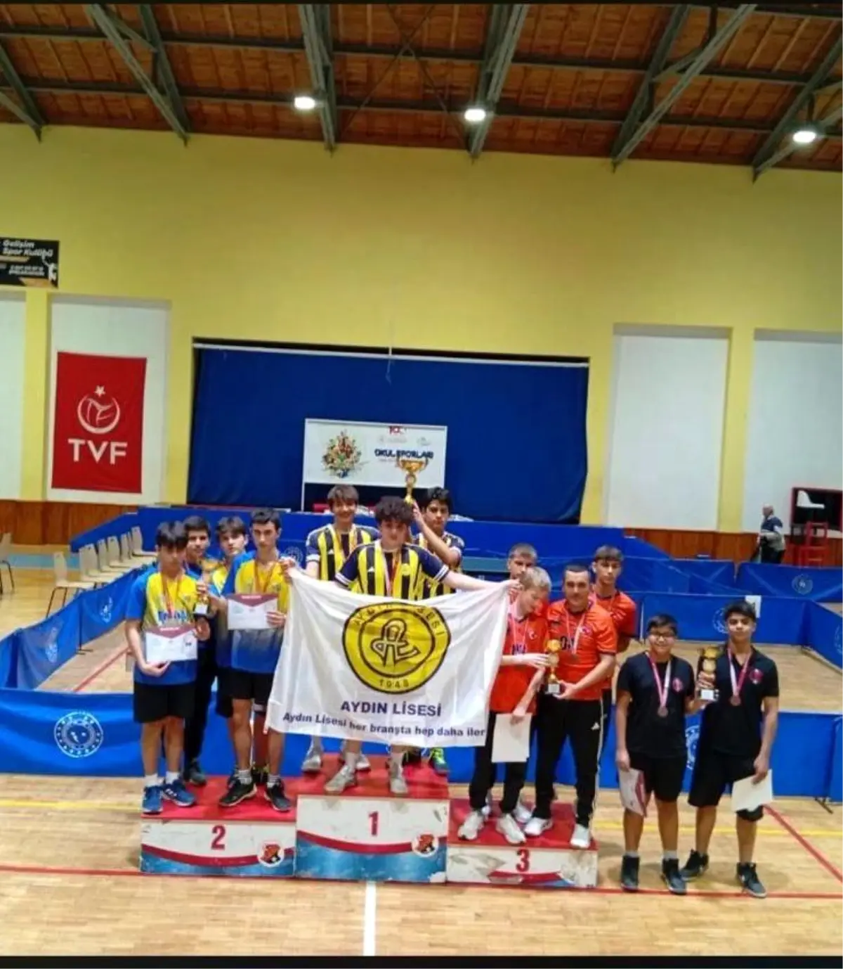 Aydın Lisesi Masa Tenisi İl Şampiyonu