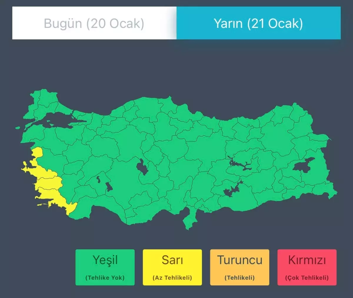 Bakanlıktan \'yoğun kar yağışı\' ve \'fırtına\' uyarısı
