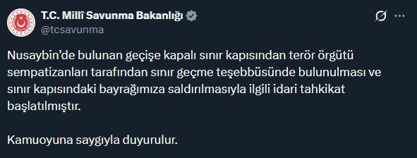 Bayrağımıza yapılan hain saldırıya tepkiler çığ gibi