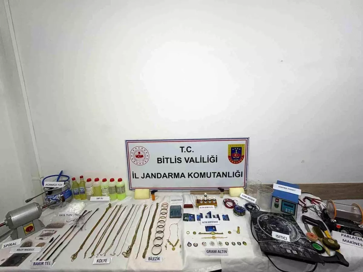Bitlis\'te Sahte Altın Operasyonu: İki Tutuklama