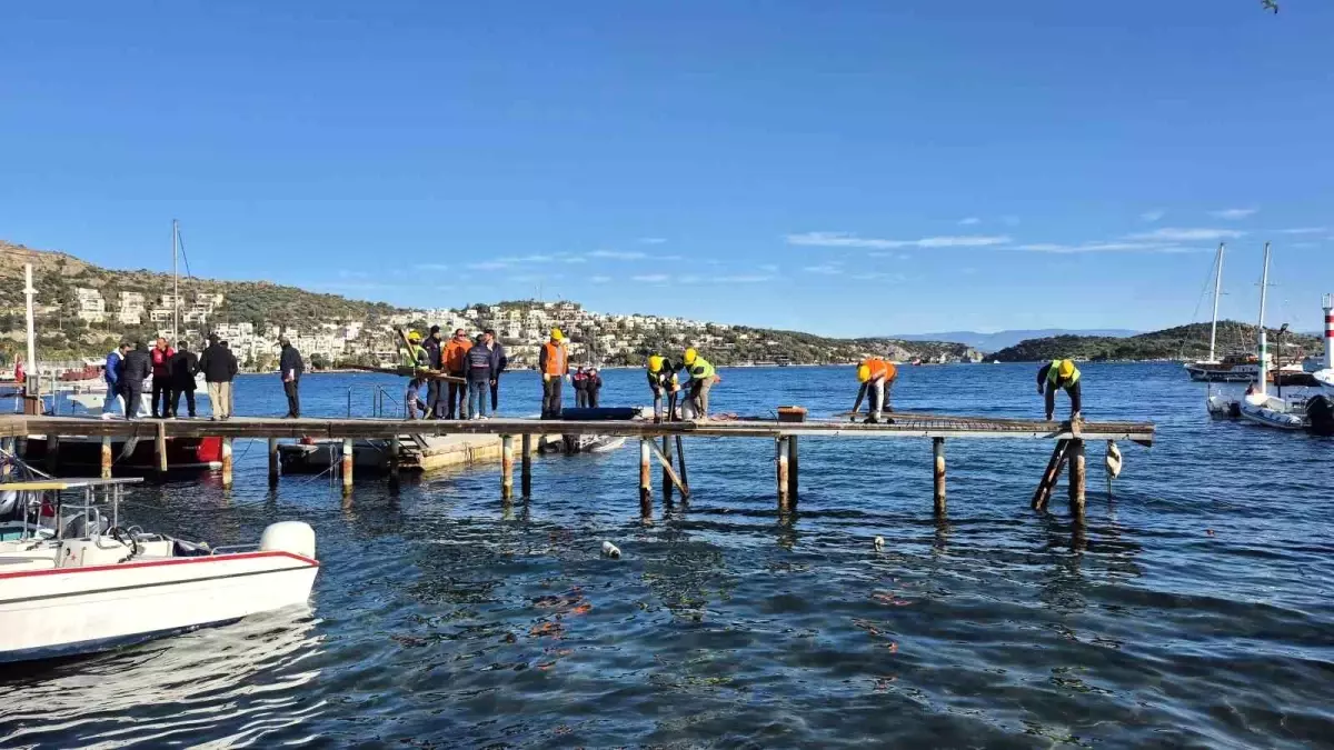 Bodrum\'daki kaçak Liman 10 yıl sonra yıkılıyor