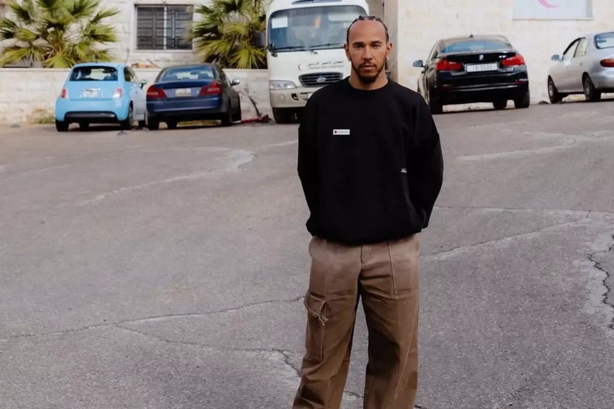Gazze halkını destekleyen Lewis Hamilton\'dan anlamlı hareket