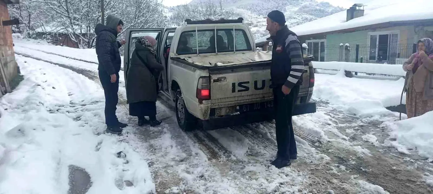 Köydeki Kanser Hastasına Acil Yardım