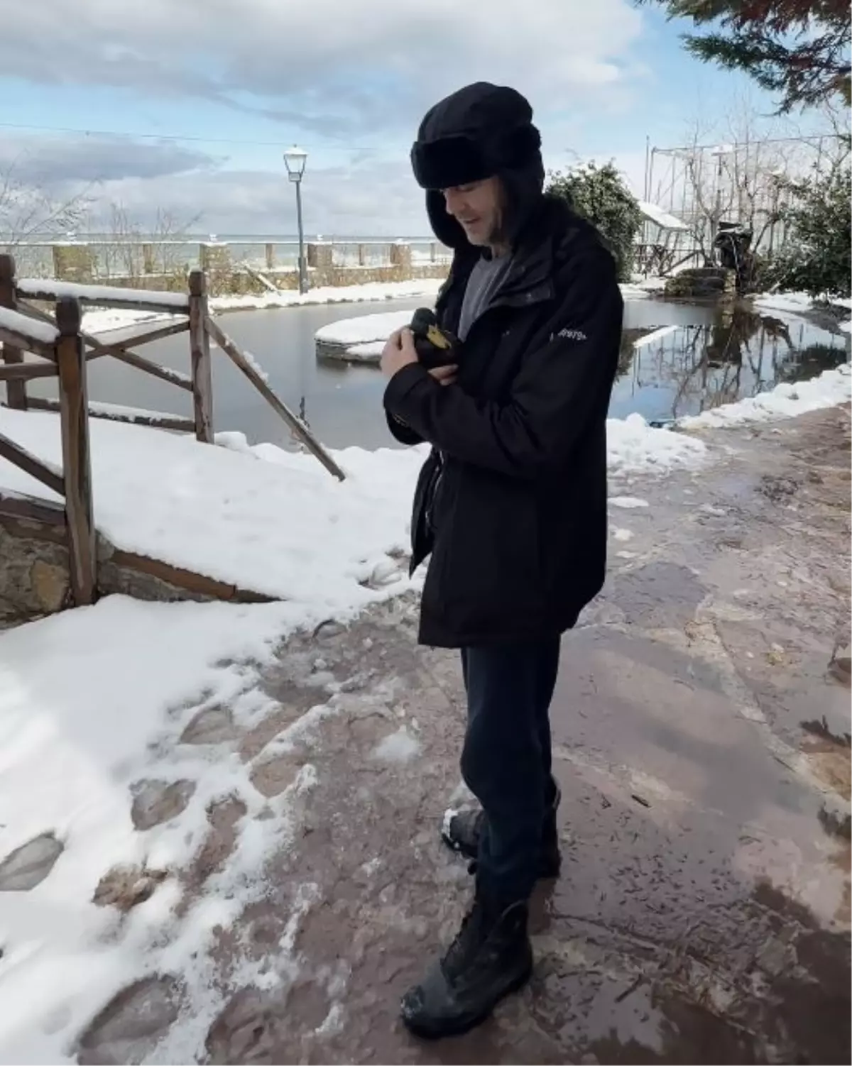 Kış Koşullarında Yaban Ördeği Kurtarıldı