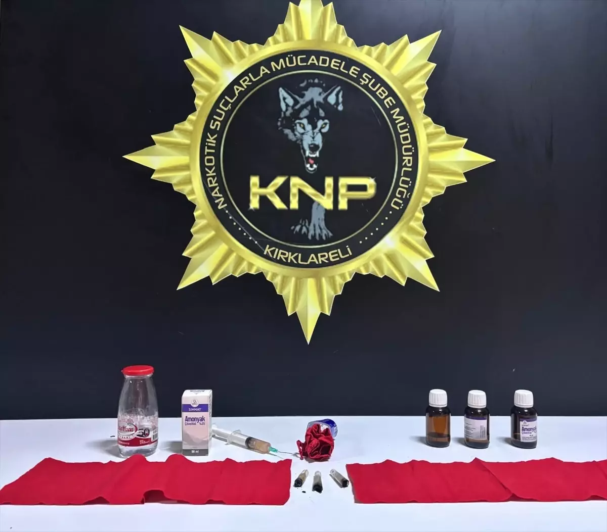 Kırklareli\'nde Uyuşturucu Operasyonu: Zanlı Tutuklandı