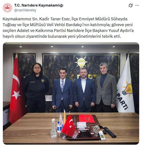 Narlıdere Kaymakamı'nın ziyareti büyük tartışma yarattı