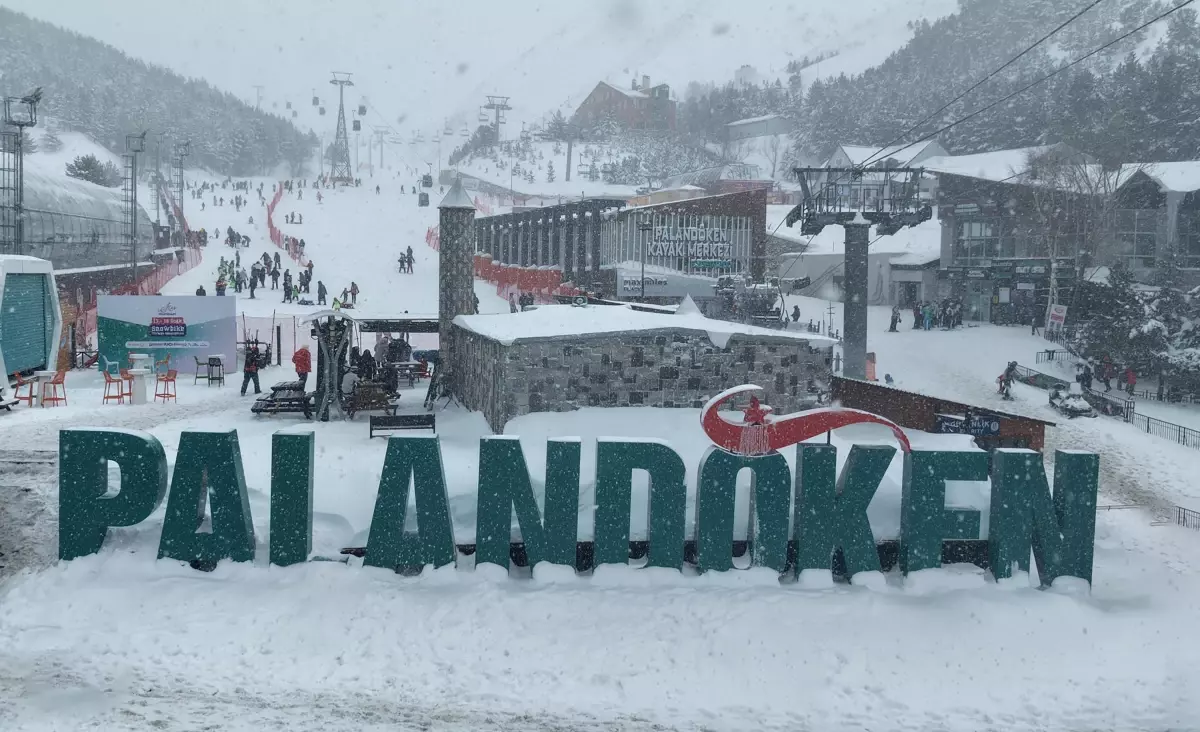 Palandöken\'de Kar Kalınlığı 230 cm\'ye Ulaştı