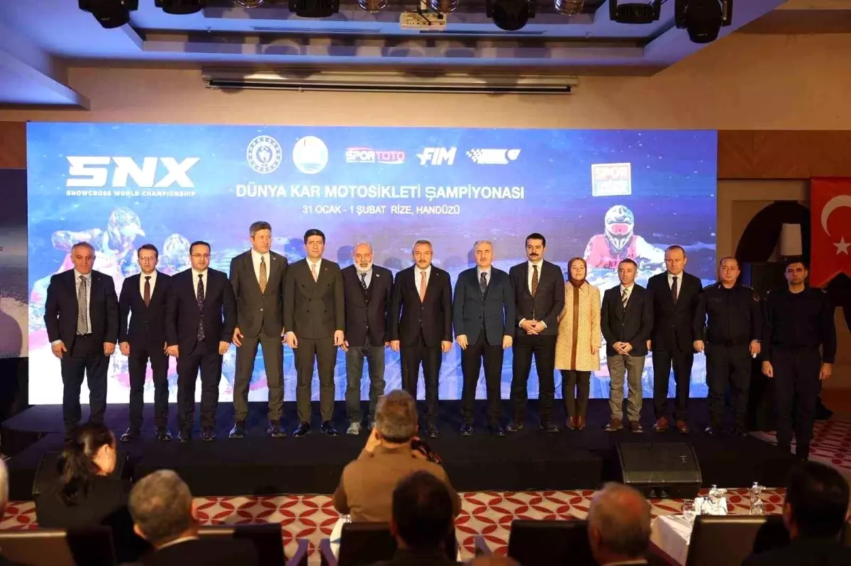 Rize, Dünya Kar Motosikleti Şampiyonası\'na ev sahipliği yapacak
