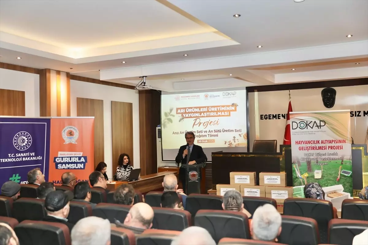 Samsun\'da Arıcılığa Destek
