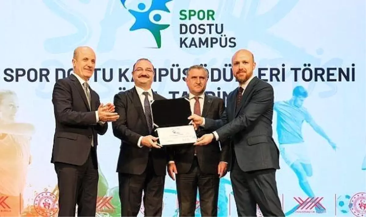 Atatürk Üniversitesi \'Spor Dostu Kampüs\' Ödülünü Aldı